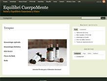 Tablet Screenshot of equilibricuerpomente.com